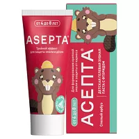 Изображение товара Asepta For Kids Гелевая зубная паста с фторидом для детей от 4 до 8 лет со вкусом спелого арбуза, 50мл