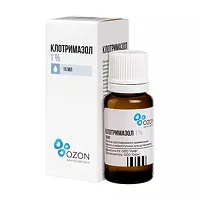 Изображение товара Клотримазол раствор д/наружн. прим. 1%, 15мл