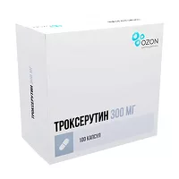 Изображение товара Троксерутин капсулы 300мг, №100