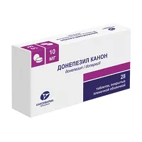 Изображение товара Донепезил Канон таблетки покрыт. п/о 10мг, №28