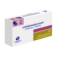 Изображение товара Солифенацин Канон таблетки покрыт. п/о 5мг, №30