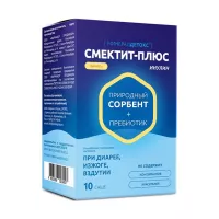 Изображение товара МинералДетокс Смектит+Плюс Инулин порошок д/пригот. р-ра д/приема внутрь со вкусом ванили, №10