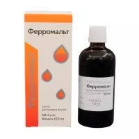 Изображение товара Ферромальт капли д/приема внутрь 50мг/мл, 100мл