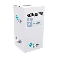 Изображение товара Клопидогрел таблетки покрыт. п/о 75мг, №100 Озон