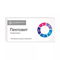 Изображение товара Пентовит таблетки п/о, №100