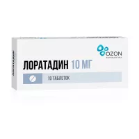 Изображение товара Лоратадин таблетки 10мг, №10