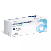 Изображение товара Моксонидин Авексима таблетки покрыт. п/о 0,2мг, №60 Ирбитский Химфармзавод