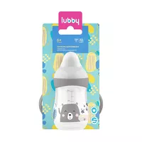 Изображение товара Lubby поильник-непроливайка с твердым носиком (6+мес), 250мл