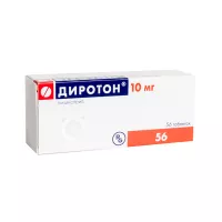 Изображение товара Диротон таблетки 10мг, №56 Гедеон Рихтер-Рус