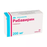 Изображение товара Рибавирин таблетки 200мг, №20