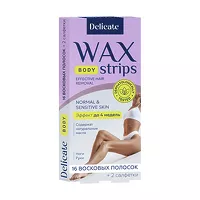 Изображение товара Delicate полоски восковые для депиляции тела, 16шт