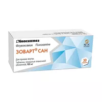 Изображение товара Зоварт Сан таблетки покрыт. п/о 100мг, №30
