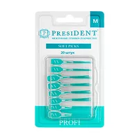 Изображение товара PresiDENT Soft Picks ёршики-зубочистки межзубные р. М, 20шт