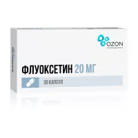 Изображение товара Флуоксетин капсулы 20мг, №30 ОЗОН