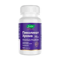 Изображение товара Эвалар Лаборатория Хрома пиколинат таблетки п/о 500мкг, №120