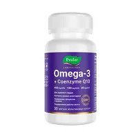 Изображение товара Эвалар Лаборатория Омега-3+Коэнзим Q10 капсулы мягкие желатиновые, №30