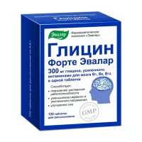 Изображение товара Эвалар Глицин форте таблетки для рассасывания, №120
