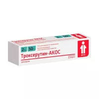 Изображение товара Троксерутин АКОС гель д/наружн. прим. 2%, 50г