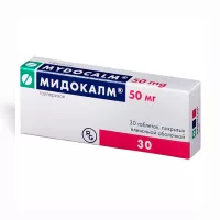 Изображение товара Мидокалм таблетки покрыт. п/о 50мг, №30 Гедеон Рихтер