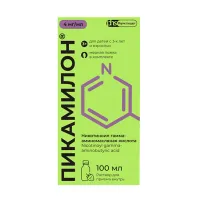 Изображение товара Пикамилон раствор д/приема внутрь 4мг/мл, 100мл