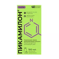 Изображение товара Пикамилон раствор д/приема внутрь 4мг/мл, 100мл