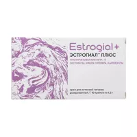 Изображение товара Эстрогиал Плюс крем для интимной гигиены 1,2г, №10