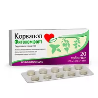 Изображение товара Корвалол Фитокомфорт таблетки, №20 Фармстандарт