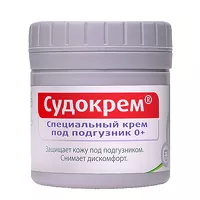 Изображение товара Судокрем крем под подгузник (0+), 125г