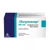 Изображение товара Липримар таблетки покрыт. п/о 40мг, №100
