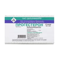 Изображение товара Прогестерон раствор д/в/м введ. масляный 25мг/мл, 1мл №10