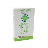 Изображение товара Глибенфаж таблетки покрыт. п/о 500мг+5мг, №30, Фармасинтез