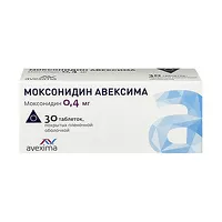 Изображение товара Моксонидин Авексима таблетки покрыт. п/о 0,4мг, №30