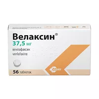 Изображение товара Велаксин таблетки 37,5мг, №56