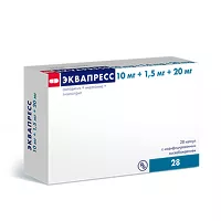 Изображение товара Эквапресс капсулы с модиф. высвоб. 10мг+1,5мг+20мг, №28