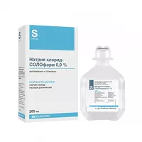 Изображение товара Натрия хлорид раствор д/инфузий 0,9%, 200мл Гротекс