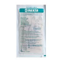 Изображение товара Inekta перчатки хирургические латексные стерильные (размер 7,5), 1пара