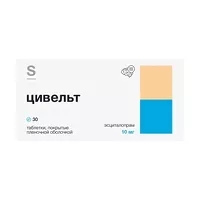 Изображение товара Цивельт таблетки покрыт. п/о 10мг, №30