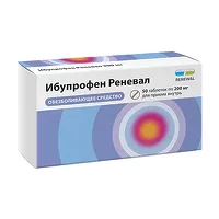 Изображение товара Ибупрофен Реневал таблетки покрыт. п/о 200мг, №50