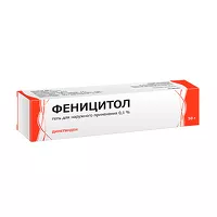 Изображение товара Феницитол гель д/наружн. прим. 0,1%, 50г, Тульская ф.ф-ка
