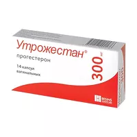 Изображение товара Утрожестан капсулы вагинальные 300мг, №14
