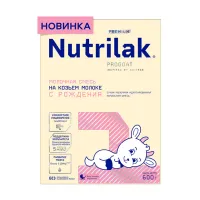 Изображение товара Nutrilak Premium 1 сухая молочная смесь на козьем молоке (0-6мес), 600г