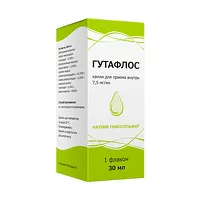 Изображение товара Гутафлос капли д/приема внутрь 7,5мг/мл, 30мл