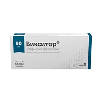 Изображение товара Бикситор таблетки покрыт. п/о 90мг, №10