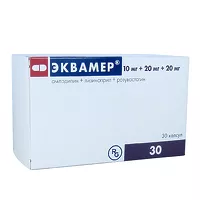 Изображение товара Эквамер капсулы 10мг+20мг+20мг, №30