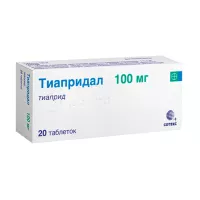 Изображение товара Тиапридал таблетки 100мг, №20 Делфарм