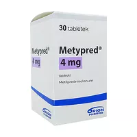 Изображение товара Метипред таблетки 4мг, №30