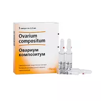 Изображение товара Овариум композитум раствор д/в/м введ. гомеопатический, 2,2мл №5 Хеель