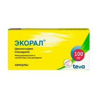 Изображение товара Экорал капсулы 100мг, №50