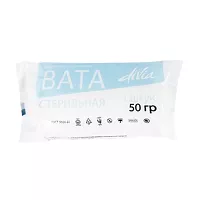 Изображение товара Вата хирургическая стерильная хлопковая, 50г