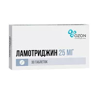 Изображение товара Ламотриджин таблетки 25мг, №30 Озон